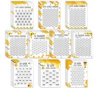 40 Sheets Money Saving Challenge Binder Trackers Savings Challenge Tracker Cards with Film to Save 500 1000 5050 Money Tracker Budget Planner 100 Envelopes 26Week 52 Week 30 Day to Save Cash Money