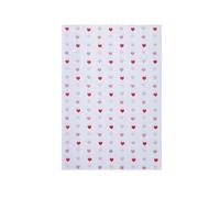 40 Sheets Small Love Heart Flower Wrapping Paper, Waterproof Florist Bouquet Paper, DIY Crafts, 50X35CM