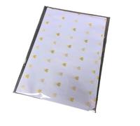 40 Sheets Small Love Heart Flower Wrapping Paper, Waterproof Florist Bouquet Paper, DIY Crafts, 50X35CM