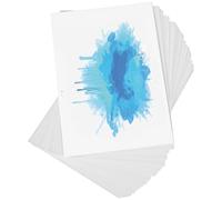 40 Sheets Watercolor Paper Bulk - 140 lb/300 GSM Cotton Cold Press Thick White Drawing Paper, 5.3x7.6 Water Colour Paper Set, Watercolour Paper Pad for Art Students Artists Drawing Painting Sketching