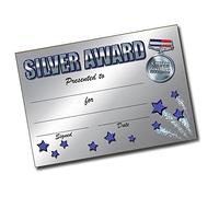 40 Silver Award High Quality Classroom Reward Certificates A5 Primary Teaching Services
