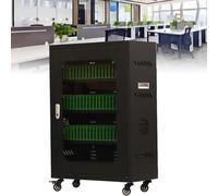 40-Slot Portable Phone Charging Station with Lockers, USB Charging Cabinet for Classroom, Office, or Event