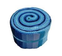 40 Strip Jelly Roll Fabric Strips for Sewing, 100% Cotton for Quilting Crafting, Precut Bundles-2.5" x 44" Blue Solid Color Fabric