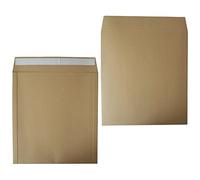 40 Strong 12" LP Record Vinyl Peel and Seal Brown Board MAILERS ENVELOPES Including Fragile Labels/Stickers - 625 Micron Cardboard SELF Seal Packaging MAILING Postal Postage Packets