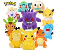 40 Styles Anime Pokemon Kawaii Pikachu Plush Doll Toys Cute Gengar Dragonite Cartoon Piplup Toys for Kids Cartoon Christmas Gift 30CM