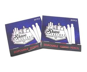 40 STYPTIC Matches | ALUM Pencil Sticks | 2 Wallet of 20 matches