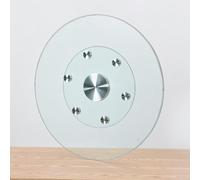 40" Tempered Glass Lazy Susan Turntable - Rotating Serving Tray for Dining & Coffee Tables - Perfect Round Serving Plate for Entertaining, Parties, and Gathering