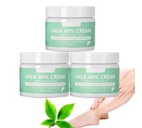 40% Urea Foot Cream for Dry Cracked Heels Feet with 40% Urea Cream Plus and 2% Salicylic Acid, Deep Hydration Hand and Heel Cream for Callus, Rough Elbows, Non Greasy Foot Treatment (3PCS)
