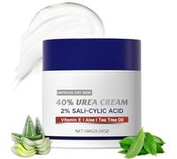 40% Urea Foot Cream, Urea Cream for Cracked Heels And Dry Skin, Foot Cream with 2% Sali-cylic Acid, Deep Moisturizing, Calluse & Corn Remover, Softens Dry & Rough Skin for Foot, Hand, Knee, 100g