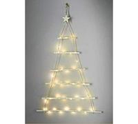 40 Warm White LED Lights Twig Wall Tree WHITE FROSTED-G-0384