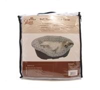 40 Winks Cat Hooded Bed Grey Teddy Bear 38x38cm