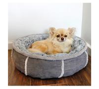 40 Winks Deep Plush Donut Bed Grey 68.5cm (27'')