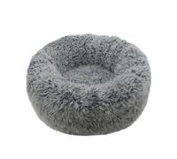 40 Winks Dog Bed Silver Fluff Medium Comfort Soft Plush Cushion