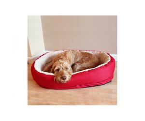 40 Winks Orthopaedic Pet Bed Red - 74cm