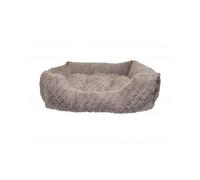 40 Winks Square Bed Grey & Pink 71x58cm