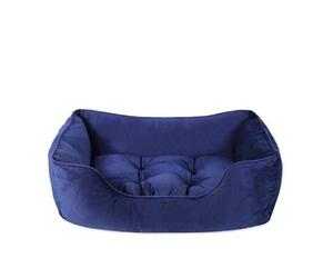 40 Winks Velvet Navy Box Bed - Medium