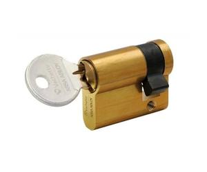 40 x 10 Polished Brass Single Cylinder - Various European Profile - Series 5000