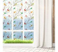 40 x 100 cm Opaque Birds in the Forest Window & Shower Door Sticker