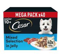 CESAR Senior Dog Pouches Sauce Selection in Jelly 40x100g