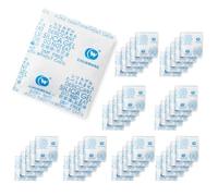 40 x 10g Reusable Silica Gel Packs - Anti-Mould for Clothes & Electronics | Reusable moisture absorbers prevent mould. Regenerate in oven. Use for clothes, food, electronics, books & medicine.