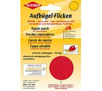 Kleiber Iron On Repair Patch for Fine Knit Textiles-40cm x 12 cm Size-Red, 40 x 12 cm