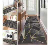 40 x 140 cm, Carpet Runner for Hallways Narrow Rugs Heavy Duty Entrance Mat Long Hallway Runner Rug Non Slip Backing Area Rug Washable Kitchen Rugs Floor Mat for Bathroom Entryway Bedroom Stair