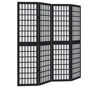 (40 x 160 cm/ 4 piece) vidaXL Room Divider Panels Office Privacy Screen Solid Wood Paulownia