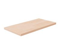 (40 x 20 x 1.5 cm (L x W x H)) vidaXL Solid Wood Oak Shelf Board Untreated Wooden Storage Shelf Multi Sizes