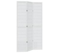 (40 x 200 cm/ 3 piece) vidaXL Room Divider Panels Office Privacy Screen Solid Wood Paulownia