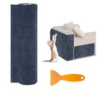 40 x 200 cm self-adhesive scratching mat for cat scratching post, scratching wall to protect carpets, sofa, furniture protection mat, support mat for cats, wooden handle, tower for cats