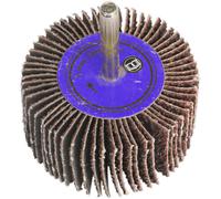40 x 20mm Aluminium Oxide Flap Wheel - 6mm Shaft - 80 Grit - Abrasive Sanding