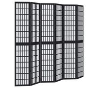 (40 x 220 cm/ 6 piece) vidaXL Room Divider Panels Office Privacy Screen Solid Wood Paulownia