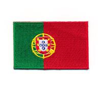 40 x 25 mm Portugal Flag, Lisbon Madeira Flag Patch, iron on, 0996 A