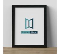 40 X 30 CM (15.7" x 11.8"), Wall Mounted, Shatterproof Styrene Front, Black