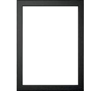 40 x 50 CM Frame - Large Picture Frames | Photo Frames | Poster Frames | Wall mountable | MDF Wooden Effect with Styrene Front | Flat Shape (Black)