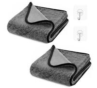 40 x 60 cm Drying Cloth Wonder Cloths XXL Super Shower Room Cleaning Cloth 2 PCS Drying Cloth Bathroom Cloth Drying Cloth Drying Cloth Shower Cubicle Cloth for Removing Water in Shower and Bathroom