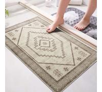 (40 X 60 cm, Radiant) Traditional Cashmere Large Area Rug Luxury Vintage Carpets for Living Room & Door Mat