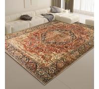 (40 x 60 cm- Small Mat For Bath Bathroom/Door Mat for Indoor & Outdoor, MAJESTIC CASHMERE) Non Slip Rugs Living Room Traditional Soft Carpet Mat