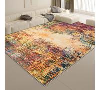 (40 x 60 cm- Small Mat For Bath Bathroom/Door Mat for Indoor & Outdoor, VIBRANT CASHMERE) Non Slip Rugs Living Room Traditional Soft Carpet Mat