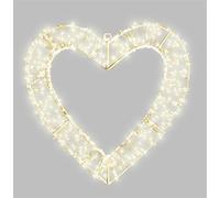 Xmas Haus 40 X 8 Cm 2D 960 Led Ww Heart Led Colour Warm White