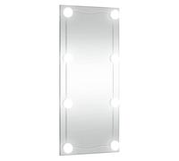 (40 x 80 cm) vidaXL Wall Mirror Makeup Mirror Hanging Mirror Glass Rectangle Cosmetic Mirror