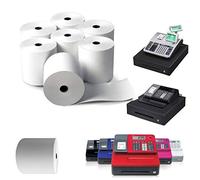 40 X CASIO Cash Register 57MM X 57MM X 12.7MM BPA Free Thermal Rolls BPA BPS Free Credit Card Machine Rolls Thermal Till Rolls