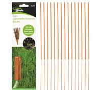40 x Citronella Incense Sticks - Natural Mosquito Fly Bug Insect Repellent - Anti Mosquito Sticks for Outdoor Garden Patio Camping BBQ - Long Lasting Fresh Citrus Aroma - 30-40 Minutes Burn Time