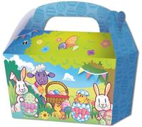 40 x Cute Easter Treat Boxes for Easter Egg Hunts Sweets Treats & Party Favours Empty Cardboard Gift Box