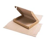 40 x DL Size Brown Boxes RM Large Letter Postal Cardboard Shipping Mailing Box Size 216mm x 110mm x 21mm (8.5" x 4.3" x 0.8")