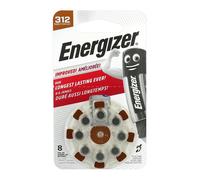 40 x Energizer Size 312 Hearing Aid Batteries Brown - Zinc Air Mercury Free PR41