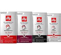 40 x ILLY Compatible * Aluminium Coffee Capsules in 4 Different Flavours - Classico, Forte, Intenso, Lungo