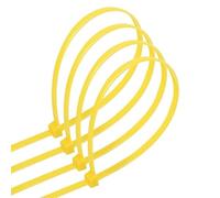 40 x Yellow Nylon Cable Ties 3.6mm x 200mm