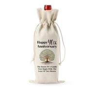 40 Year Anniversary Gifts 40th Anniversary Party Decor Gift for Wife Husband Happy Anniversary Wine Bag Valentine Christmas Thanksgiving Gifts for Couples kitchen