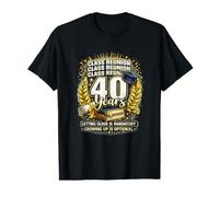 40 Year Class Reunion Funny Classmates Friends Celebration Value Graphic T-Shirt